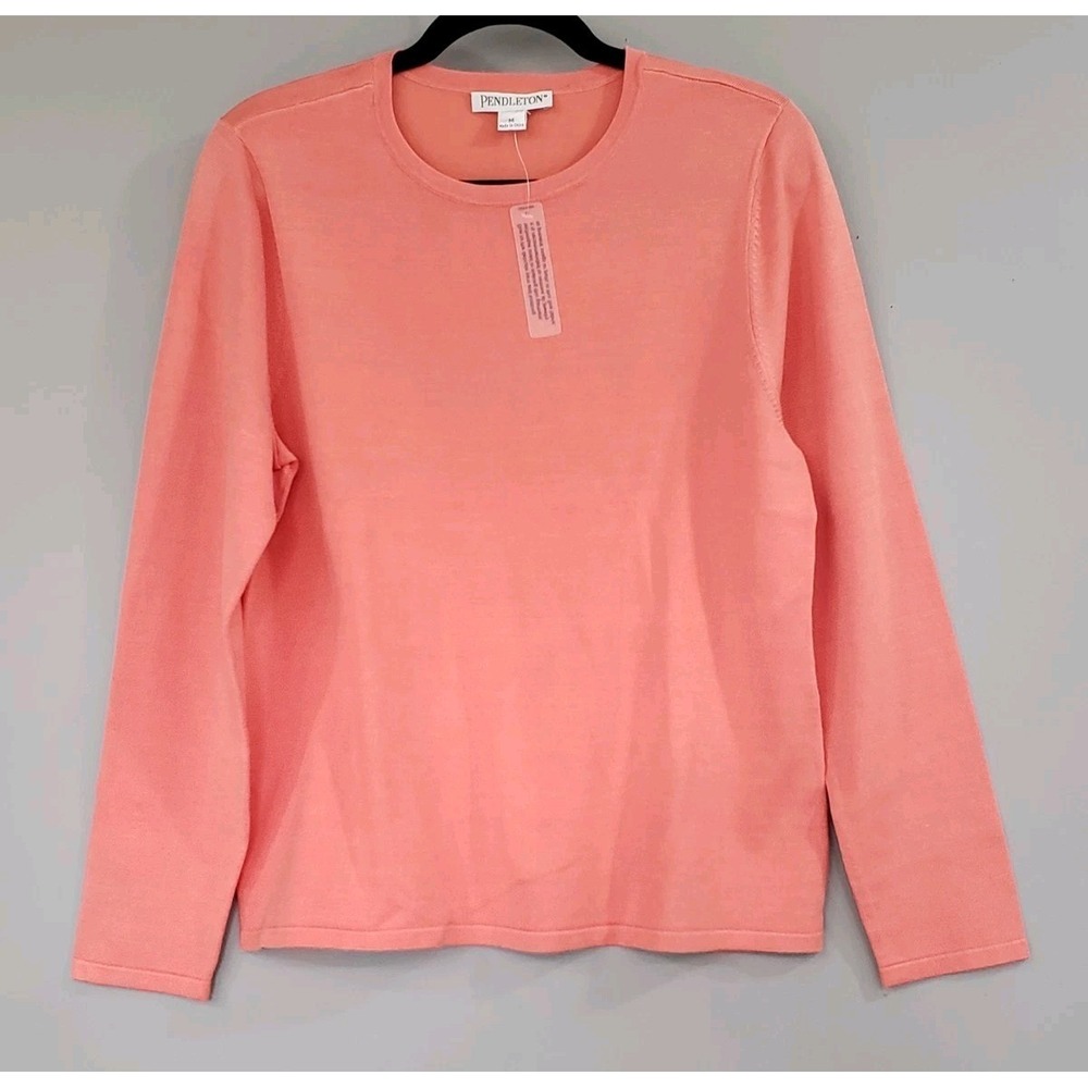 NEW PENDLETON SILK NYLON BLEND LONG‎ SLEEVE PINK LONG SLEEVE SHIRT